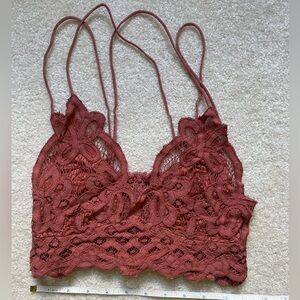free people adella longline bra - size small